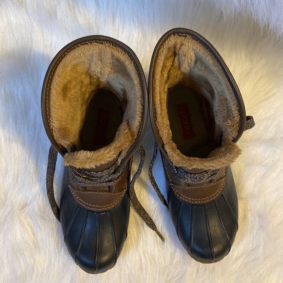 The Original Leather Sporto Genuine Duck with Faux Fur Boots size 7 - Picture 7 of 9